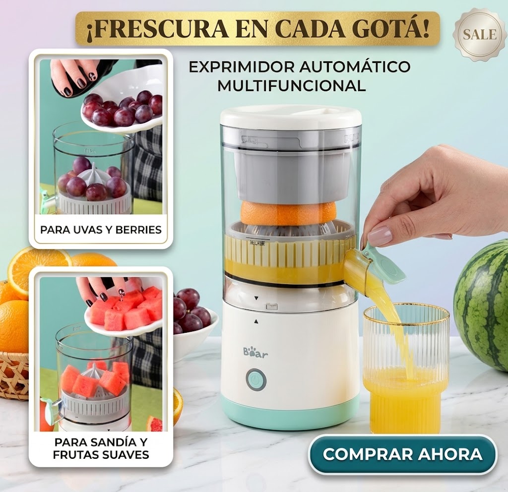 EXPRIMIDOR DE NARANJA ELECTRICO PORTATIL R25