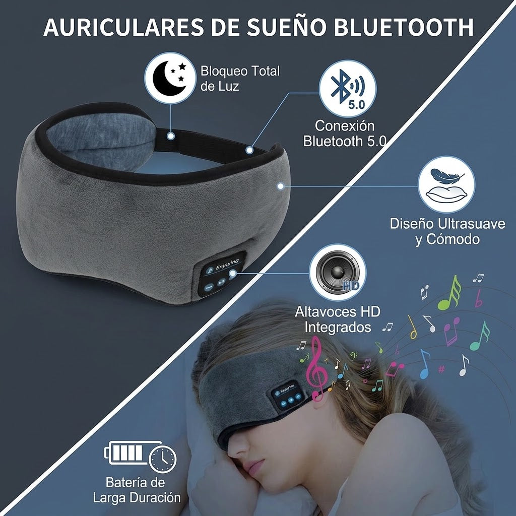 Antifaz Inalámbrico con Bluetooth